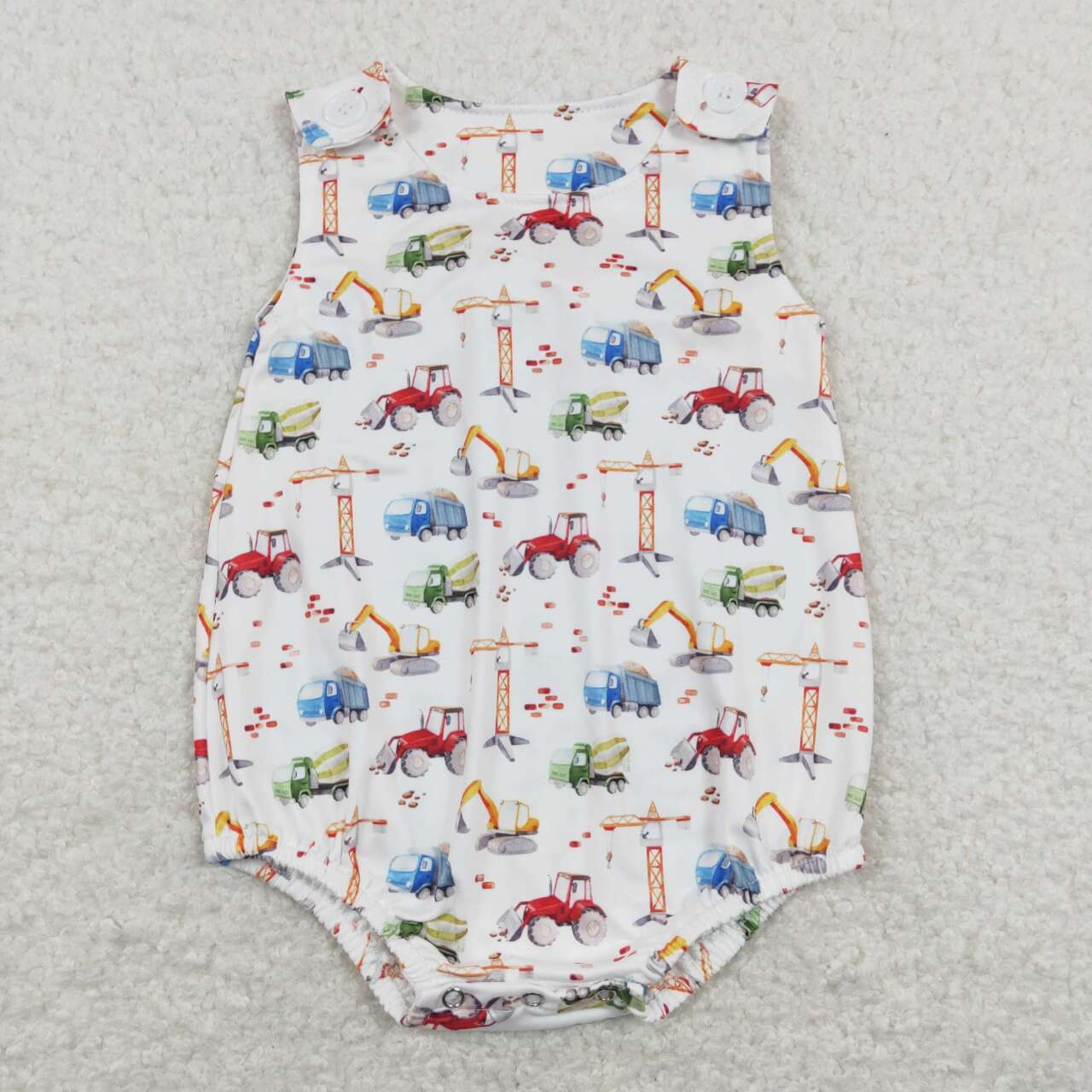 Car Print Baby Romper