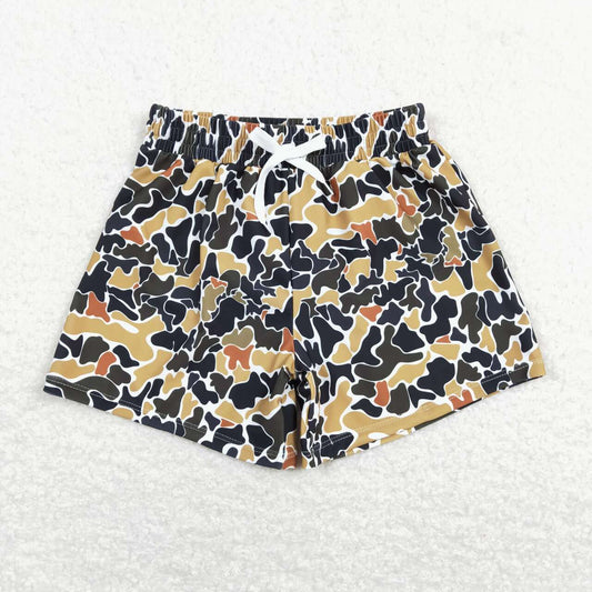 Camo printing short swim