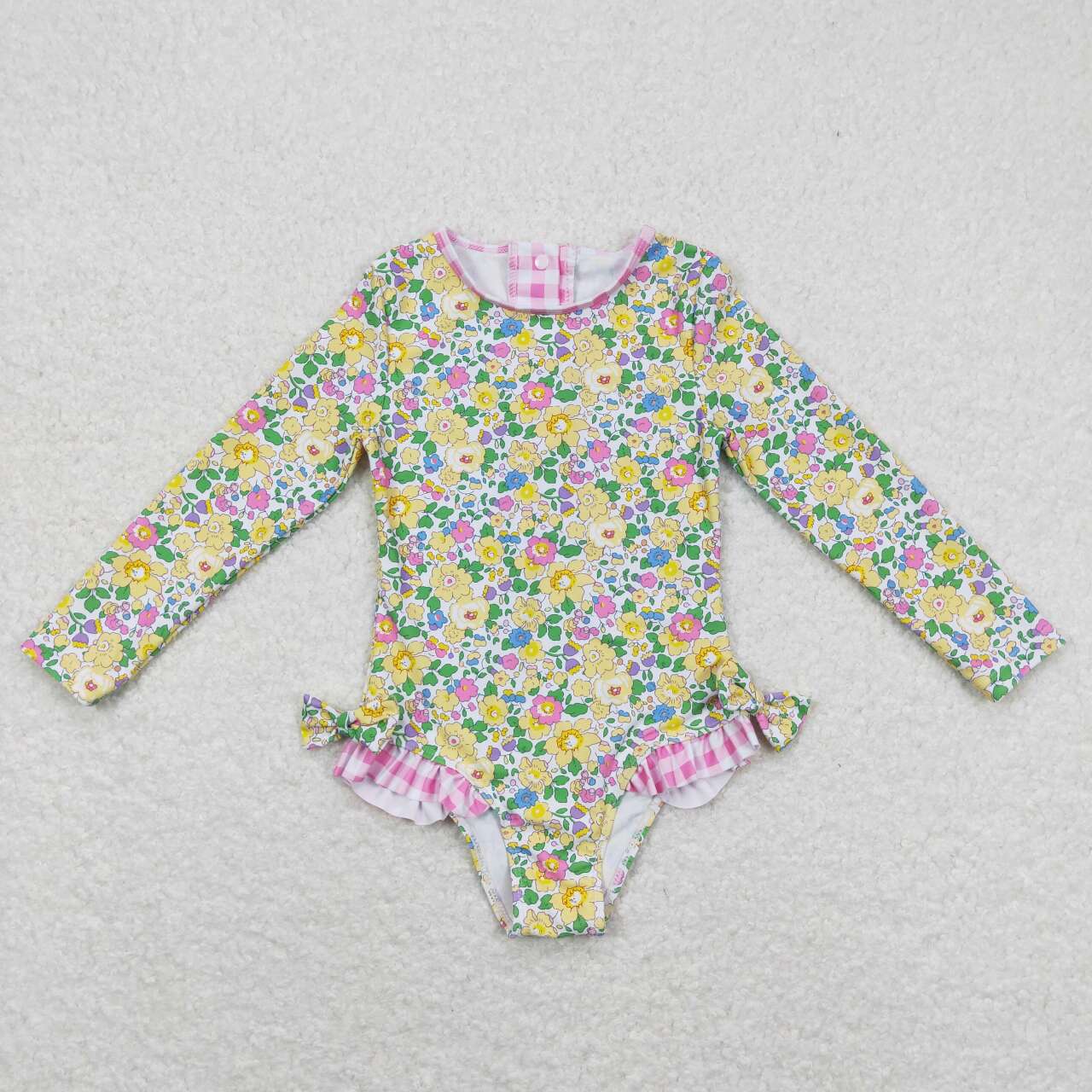 floral onepcs long sleeve jumpsuit