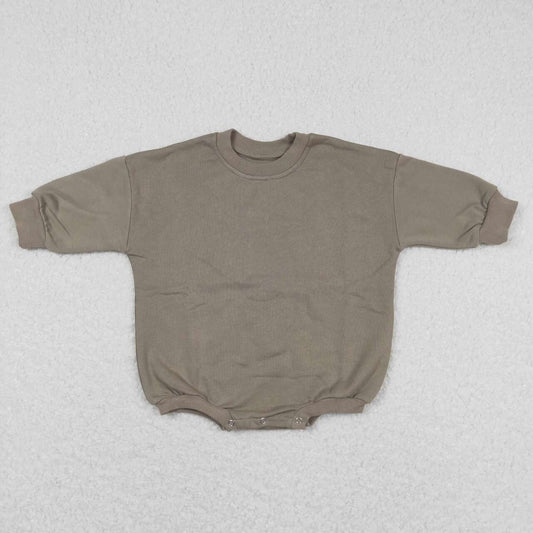 Grey Sweater Cotton long sleeves romper