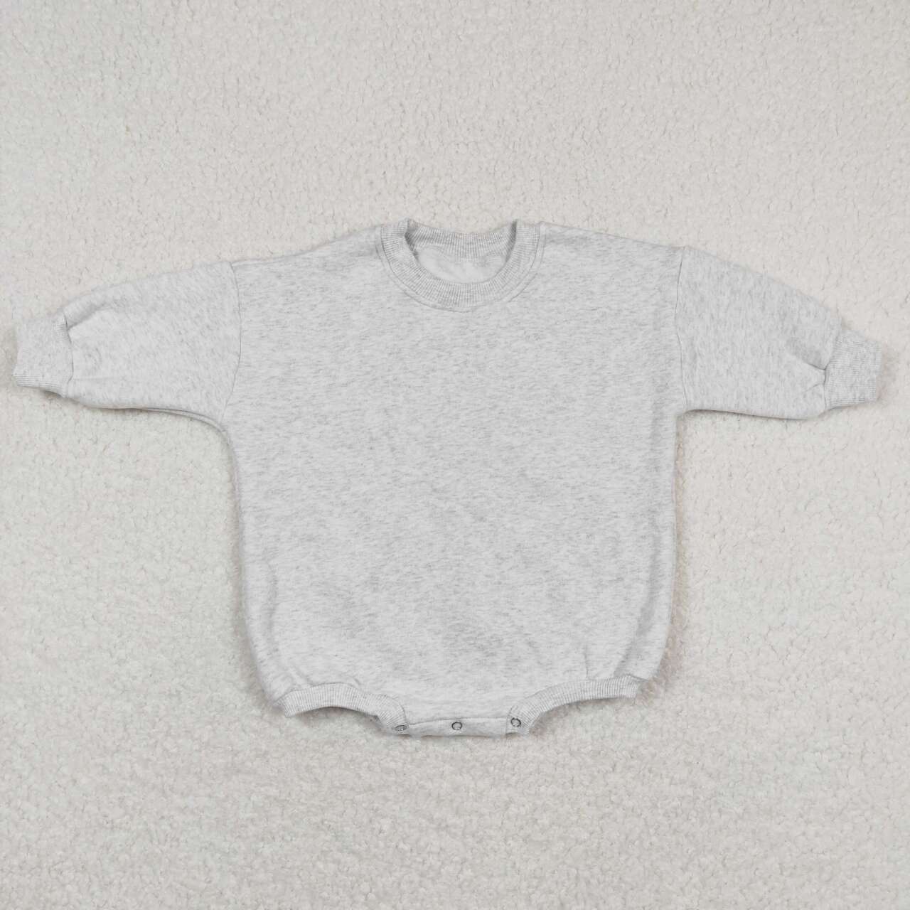 light grey Sweater Cotton long sleeves romper