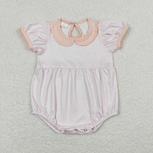 plaid print Baby Romper