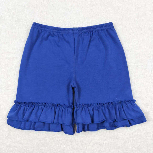 blue color print Short