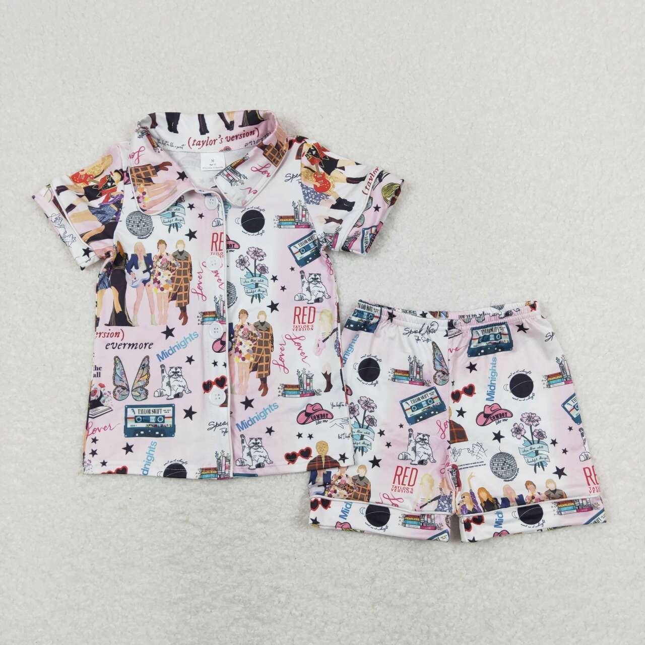 Cartoon Short Sleeve Short Pajamas