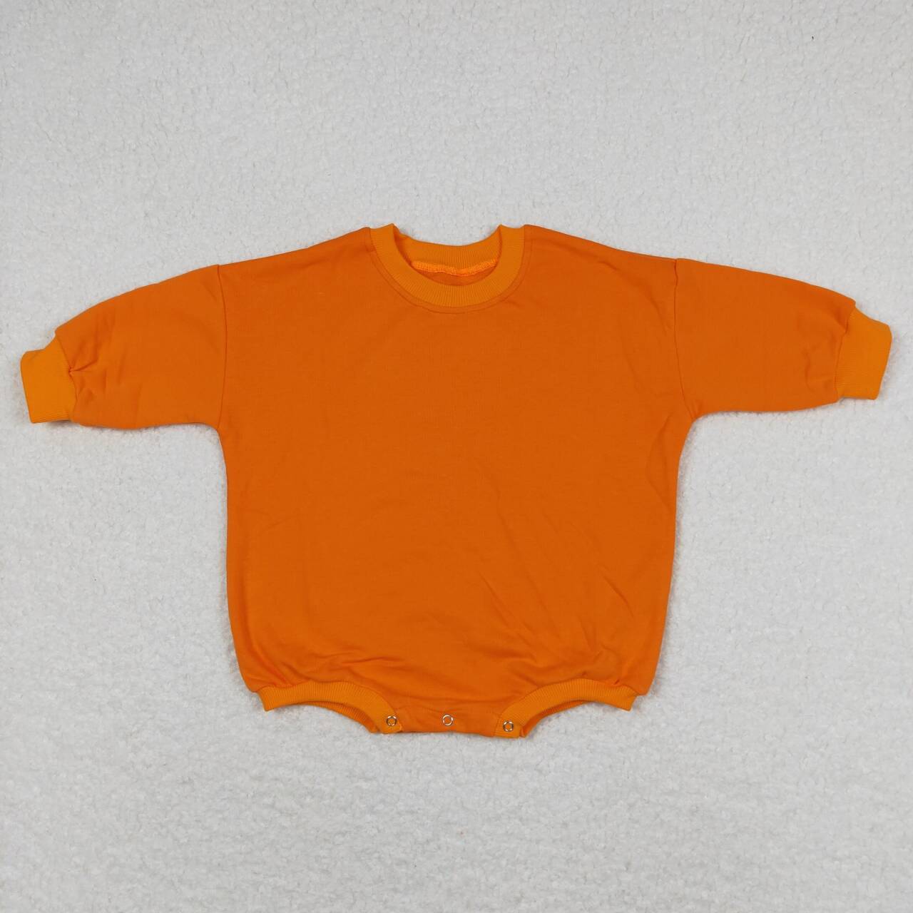 Orange Sweater Cotton long sleeves romper