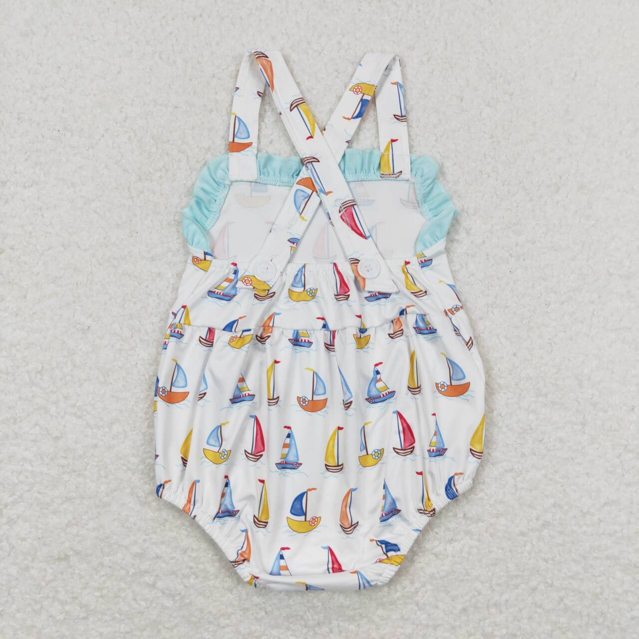 Sailboat print Baby Romper