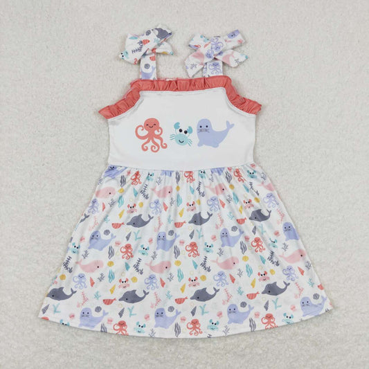 octopus print Girls Dress