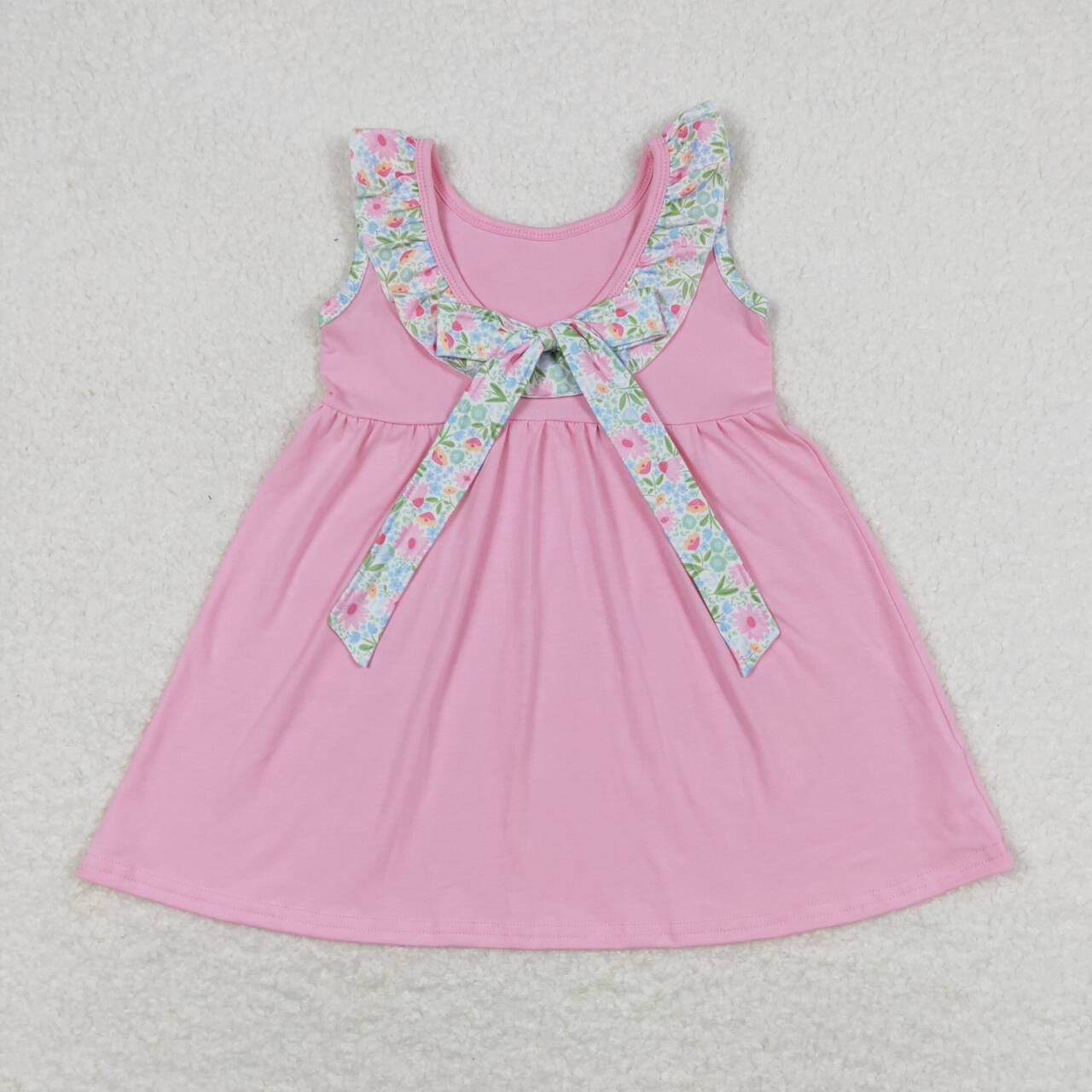 Pink sleeveless Girls Dress