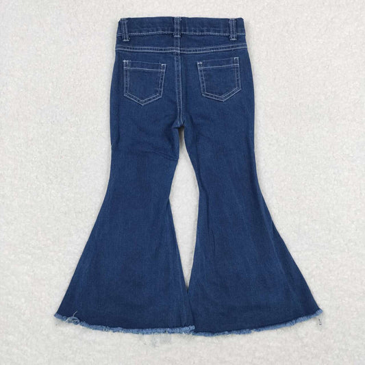 Blue bleach jeans Flare Pants