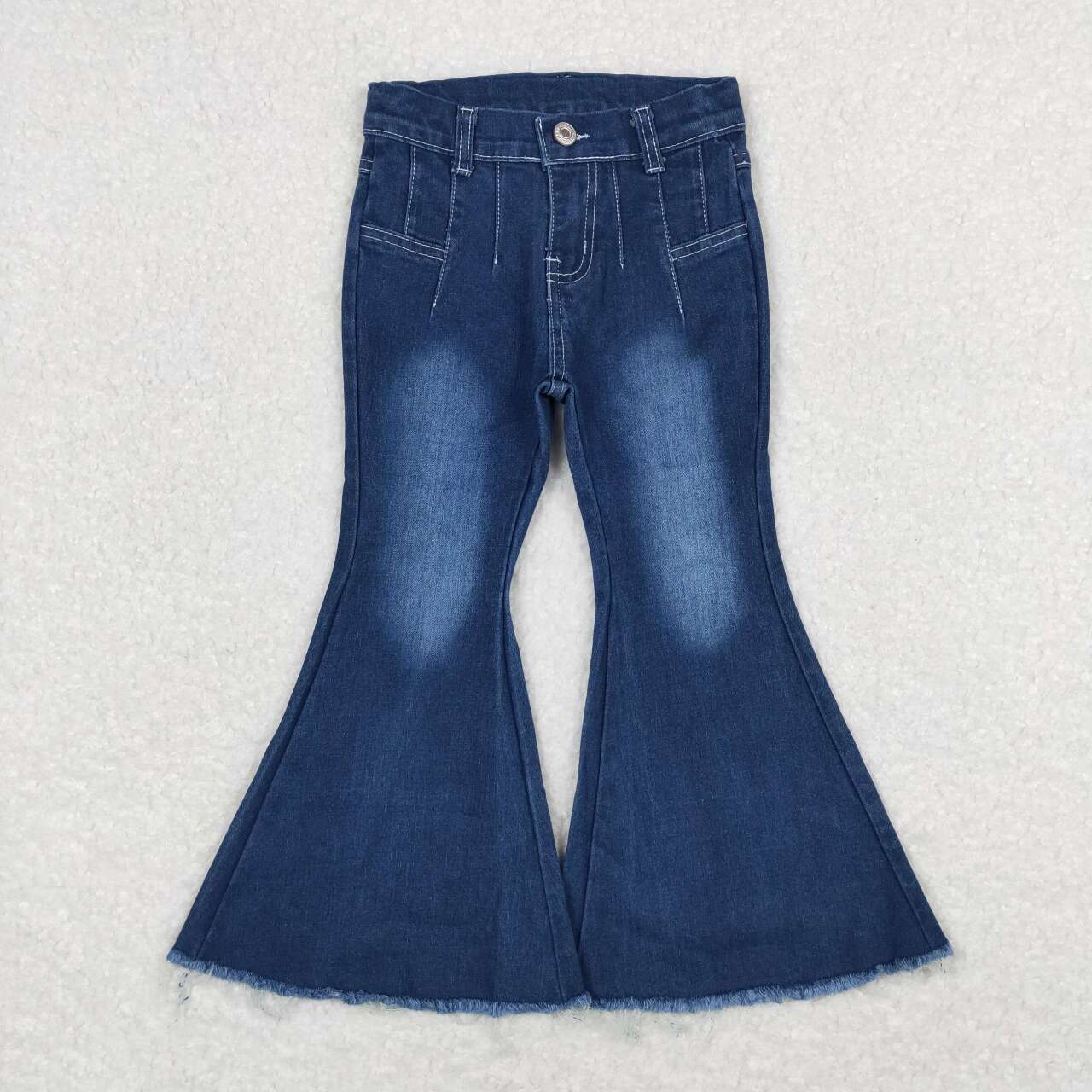 Blue bleach jeans Flare Pants