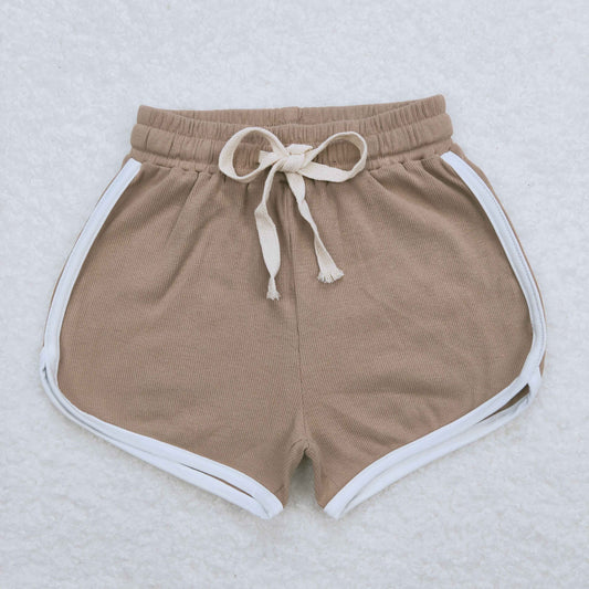 brown Color print Short
