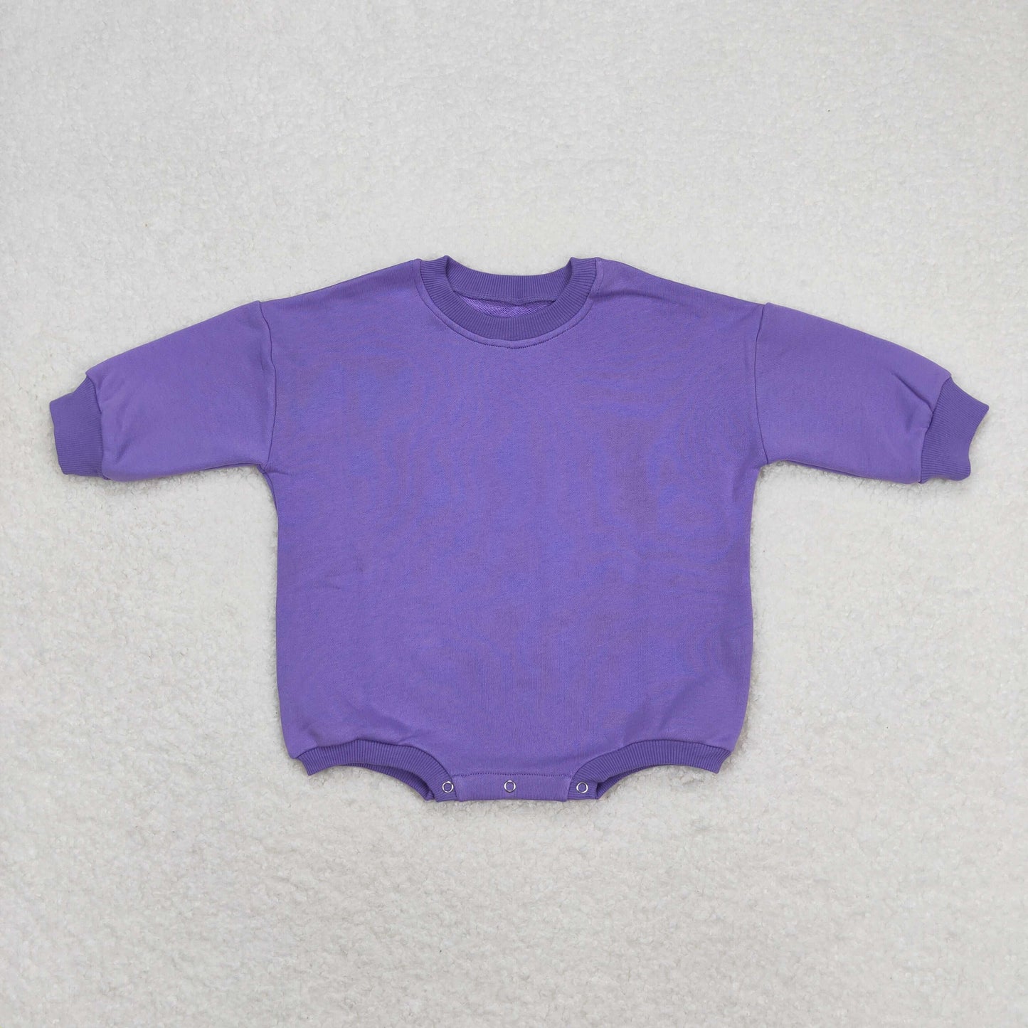Purple Sweater Cotton long sleeves romper