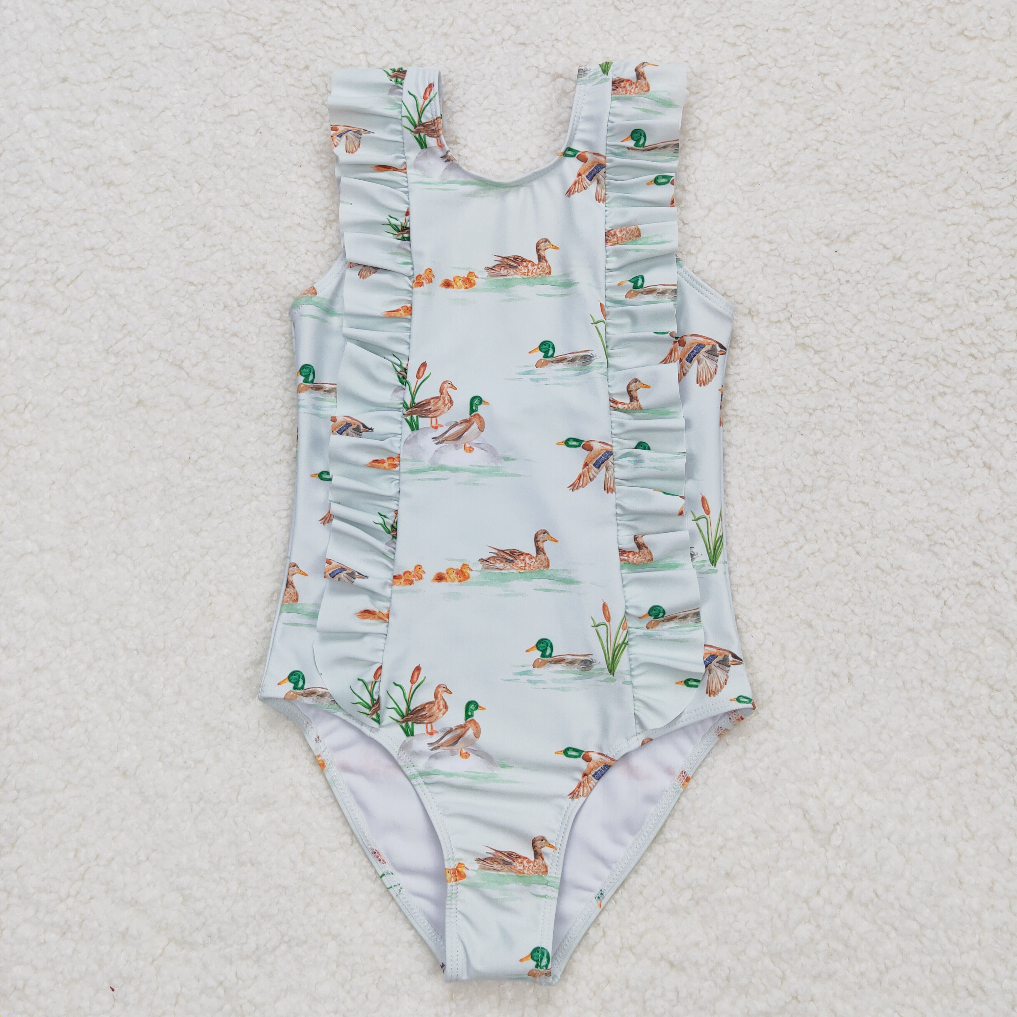 Ducks One-Piece Swimsuit by Funtasia Too