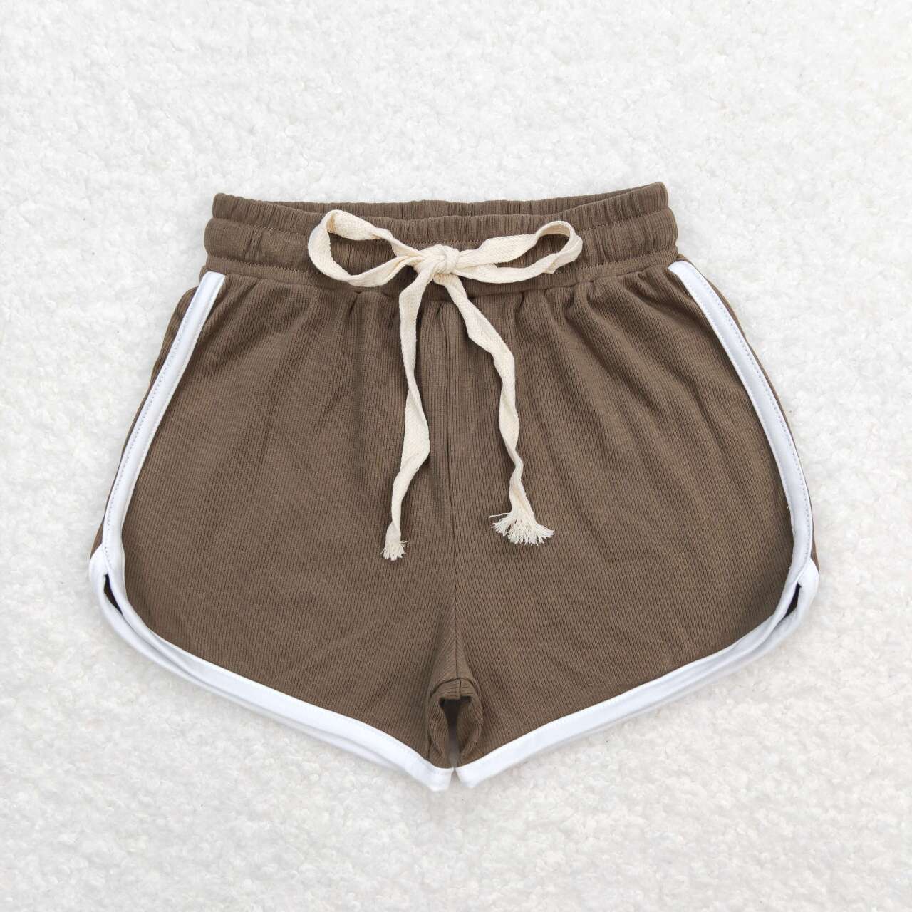 brown print Girls Shorts