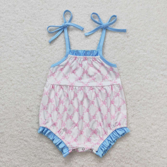 pink print Baby Romper