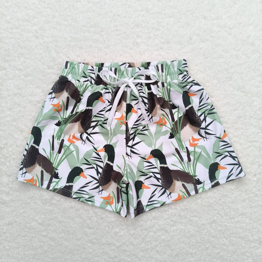 Duck Print short swim