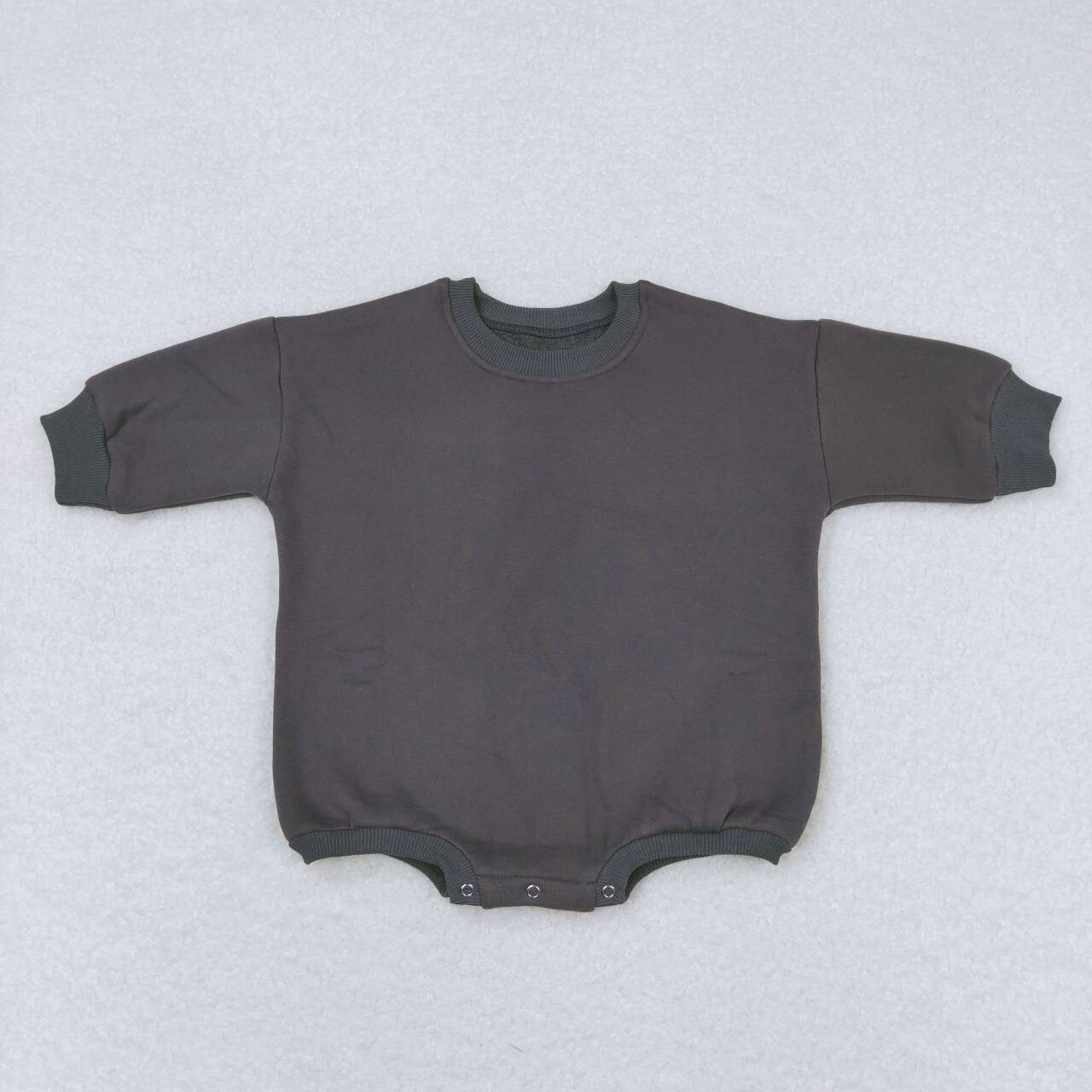 Grey Sweater Cotton long sleeves romper