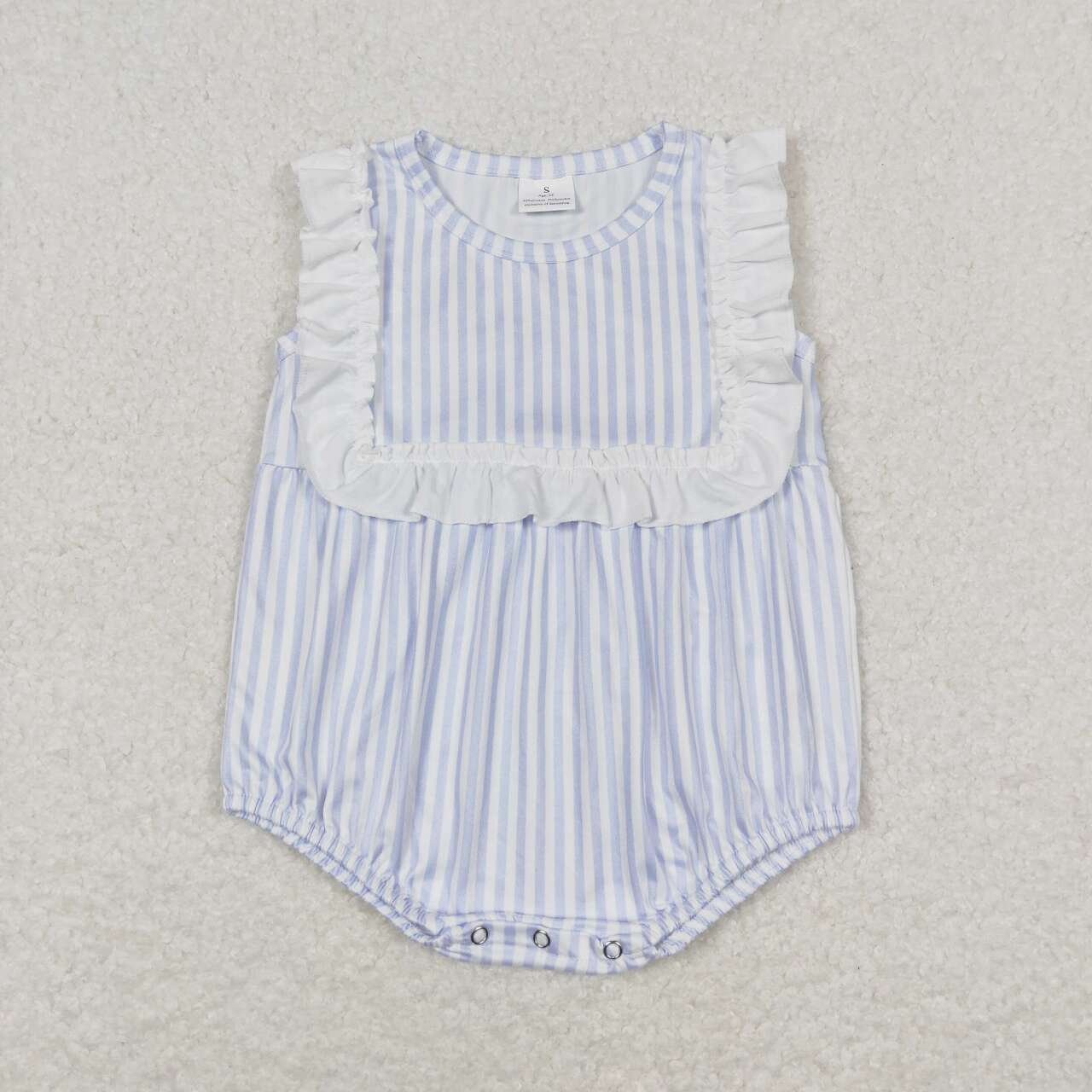 Blue stripe print Baby Romper