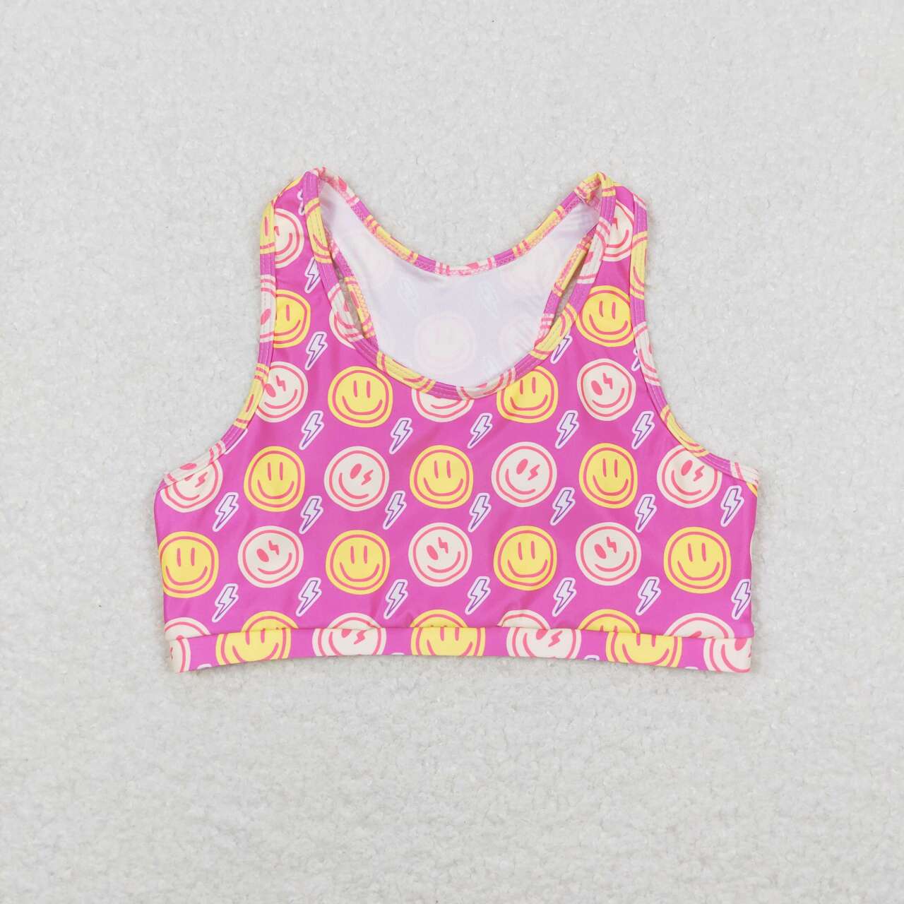 Pink smile lightning swimsuit swim wear beach wear
