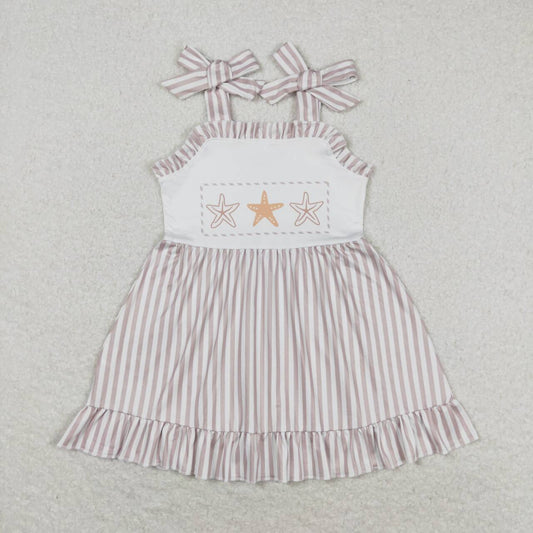 starfish stripes Girls Skirt