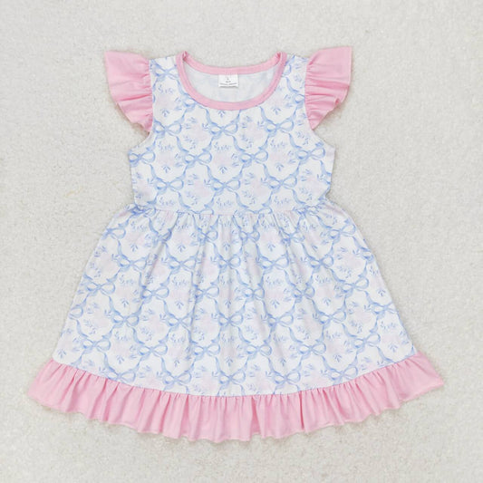 pink flower Girls Dress