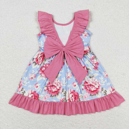 Pink flower Girls Dress