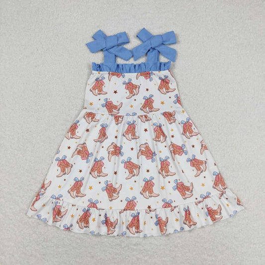 Boots print Girls Dress