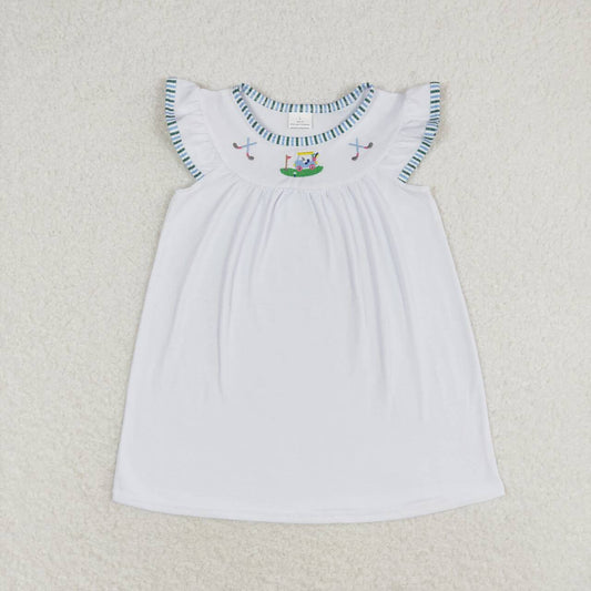 Embroidery golf Girls Dress