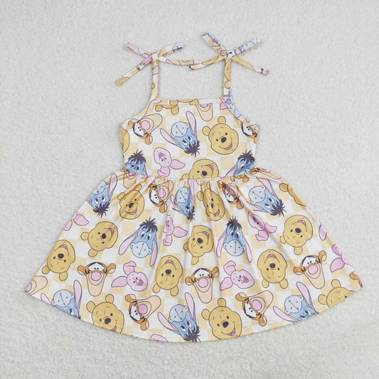 Cartoon bear Girls Dress