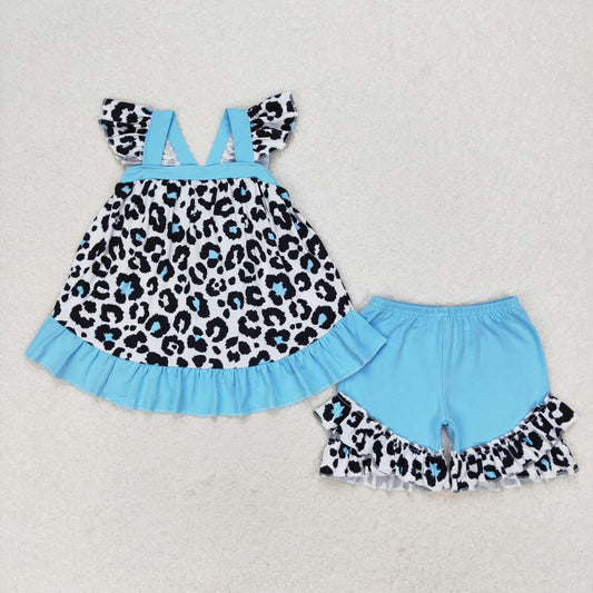 Cow Print Summer Girls Set