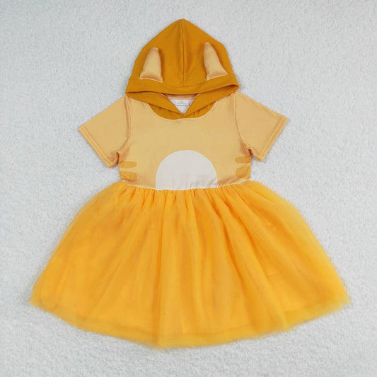 Orange tutu Girls Dress