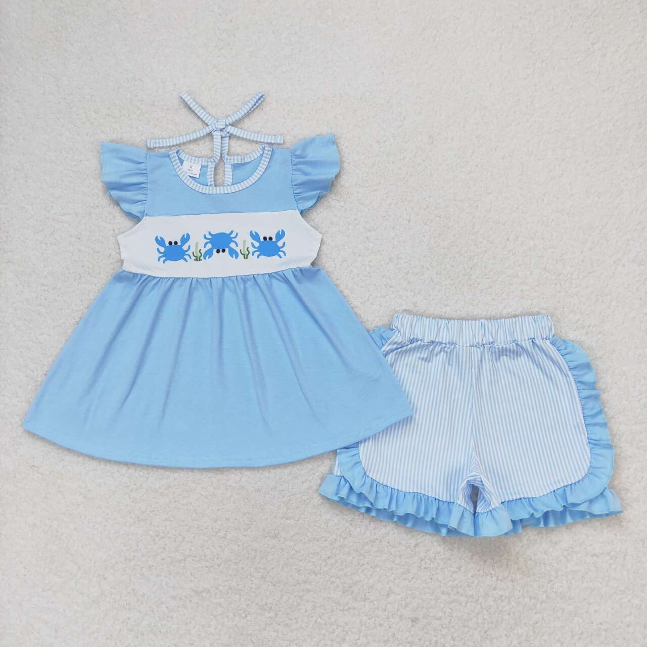 blue crab Summer Girls Set