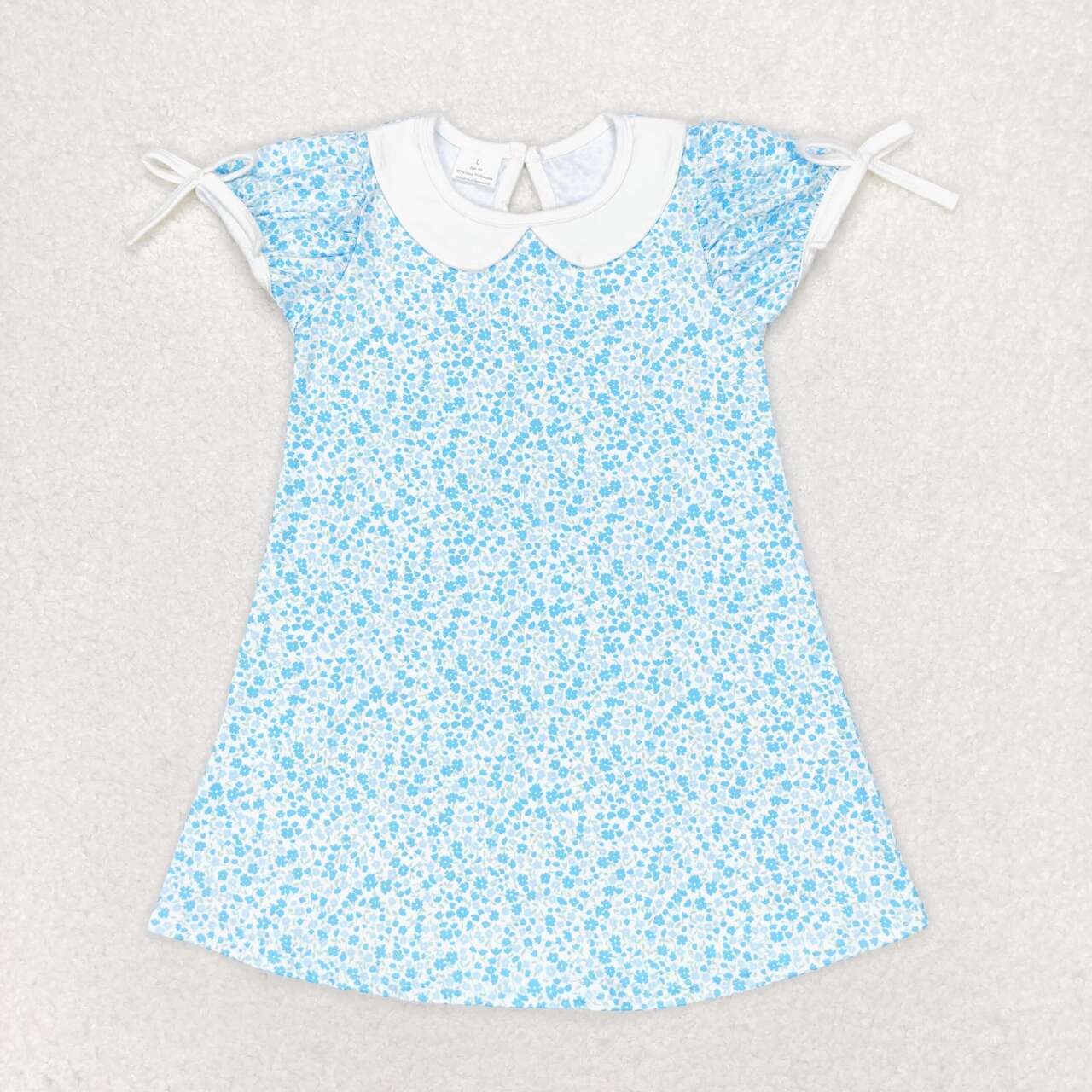 Blue flower Girls Dress