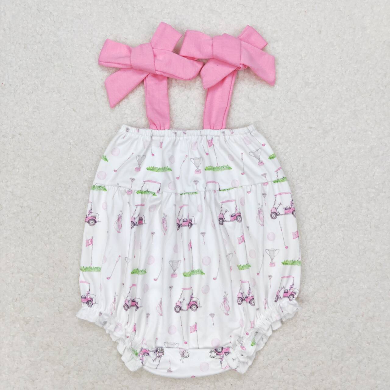 golf print Baby Romper