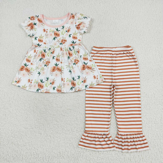 flower Print Girls Set