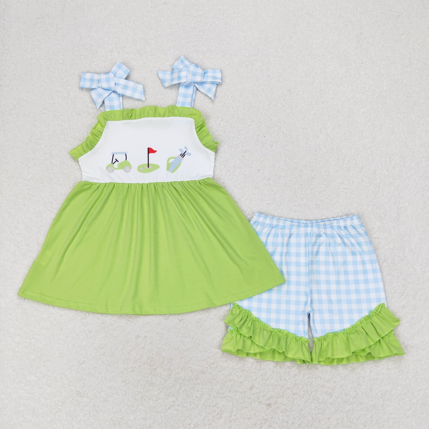 green golf Summer Girls Set