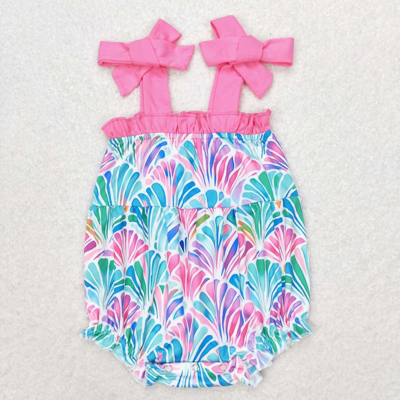 pink colorful baker Print Baby Romper