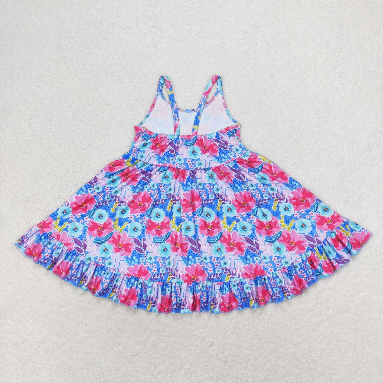 Blue floral Girls Dress