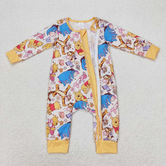 bear Cute Baby Romper With zipper