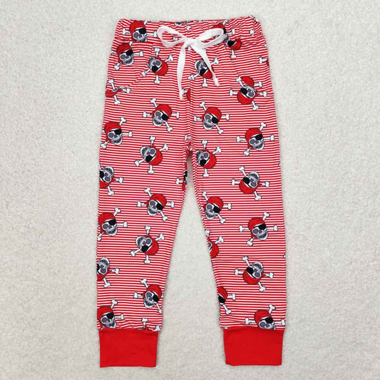 Red Stripe skull Pants