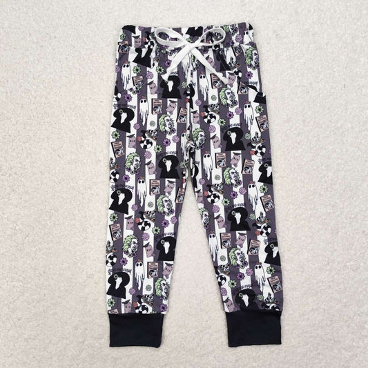Halloween Black Ghost Pants