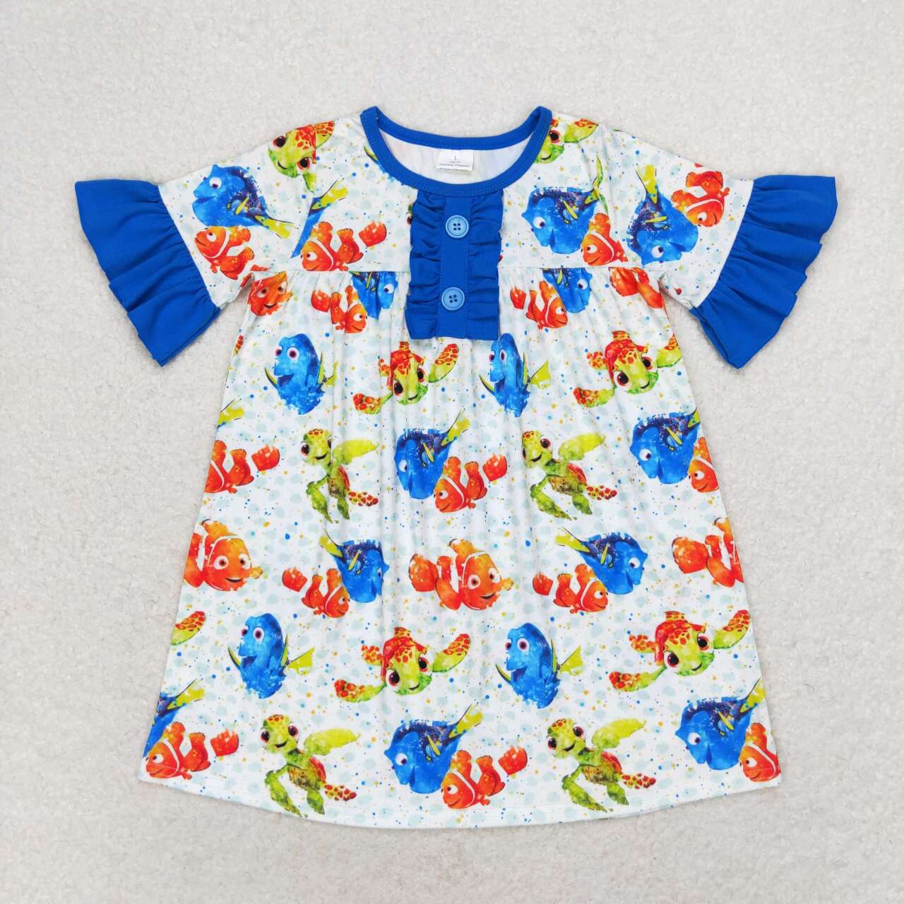 Blue Fish Girls Dress