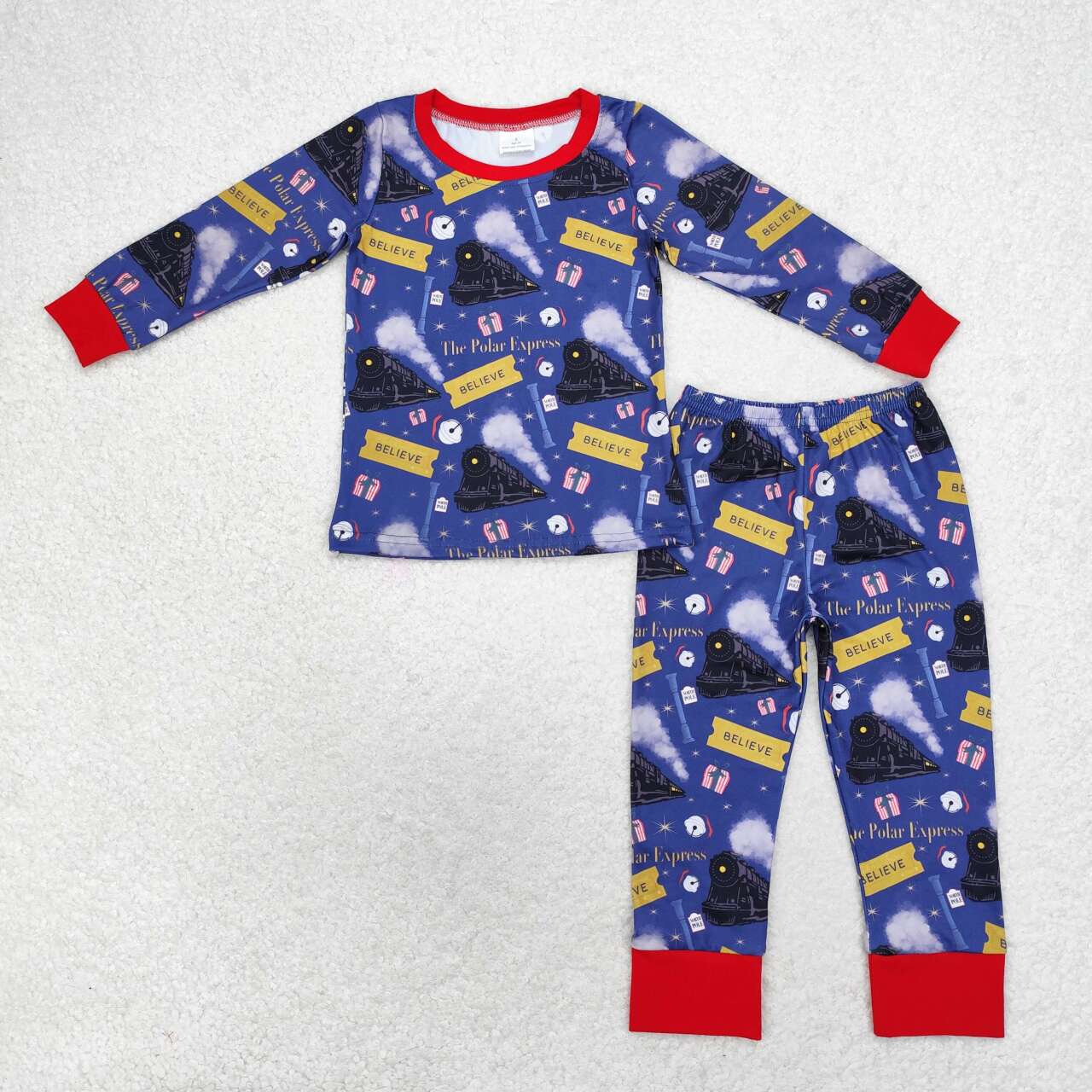Blue Long Sleeve Pajamas