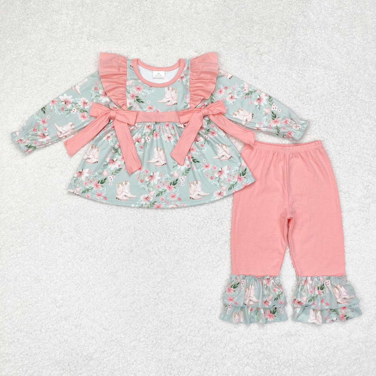 floral Print Girls Set