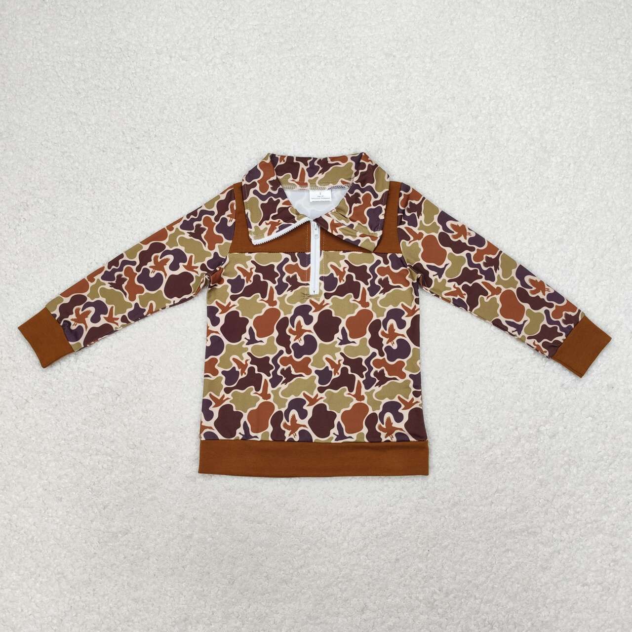 brown Camo print Coat