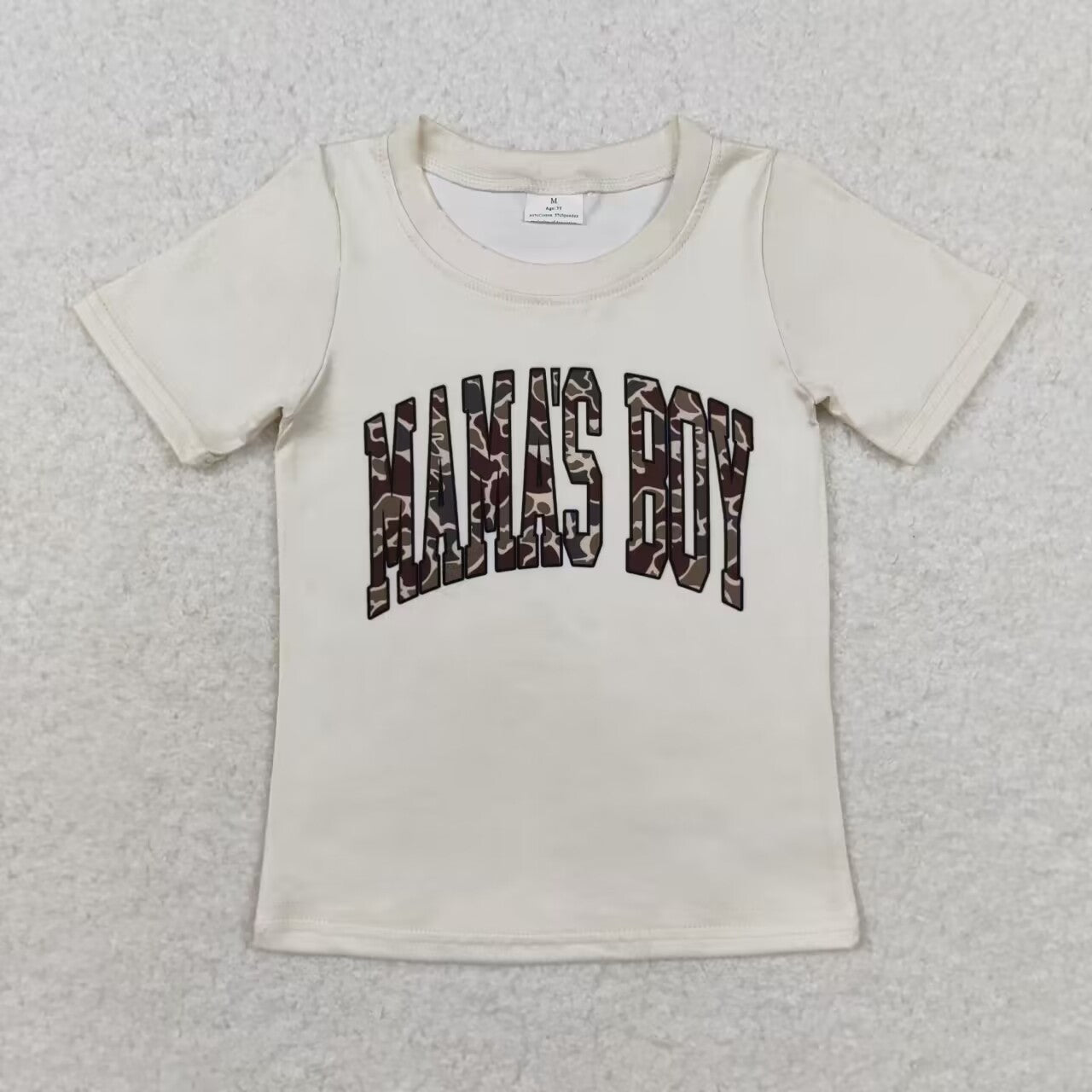 MAMA Boy Camo Short Shirt