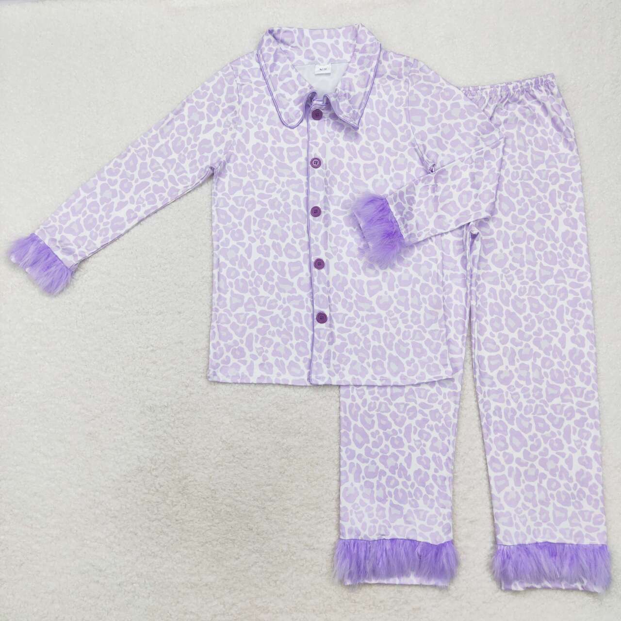 adult Purple Leopard Adult Pajamas