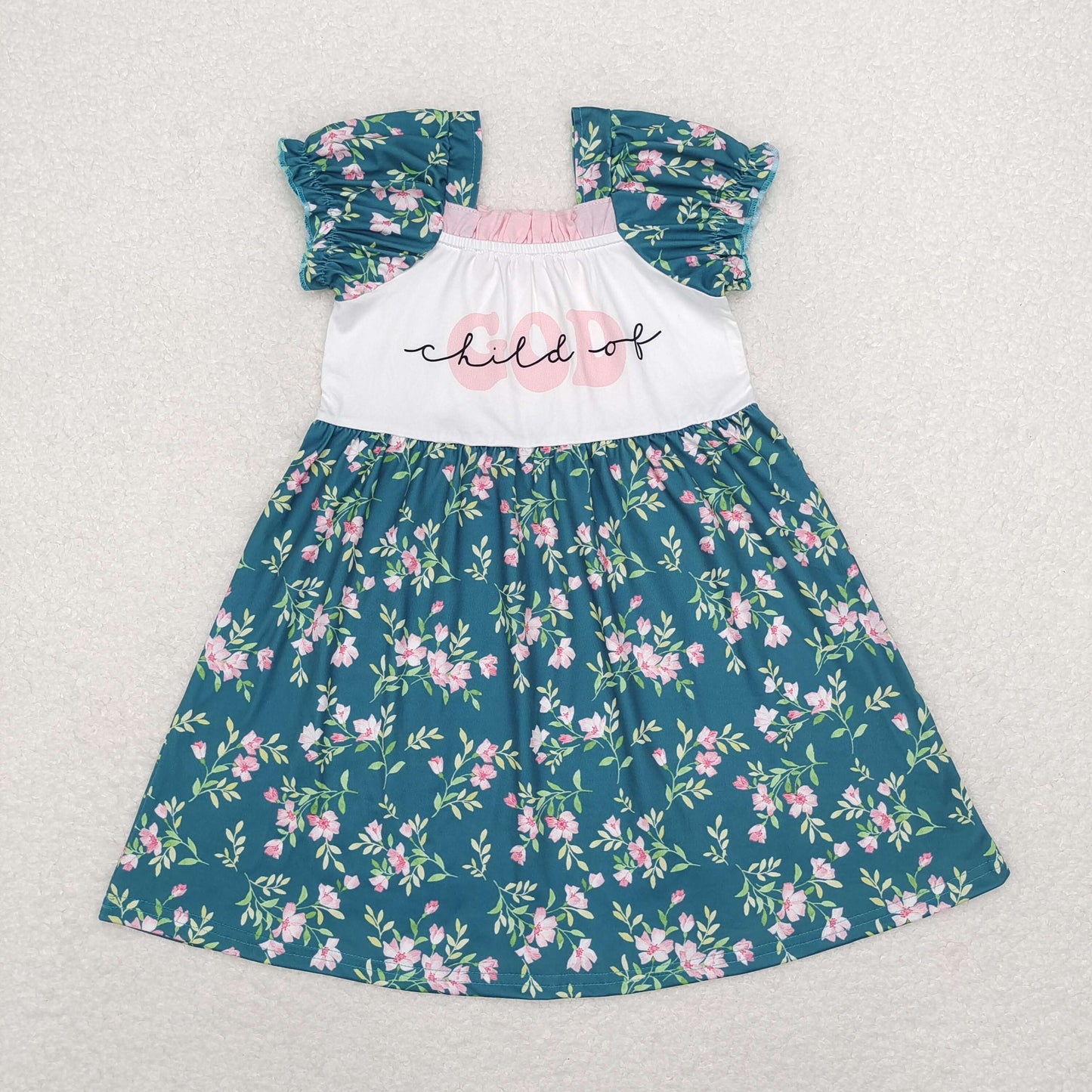 floral child of god Short Sleeve Skirt