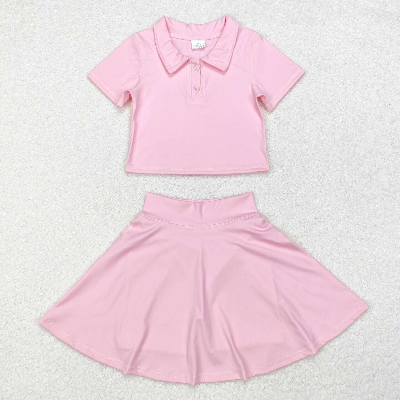 Pink sports suit