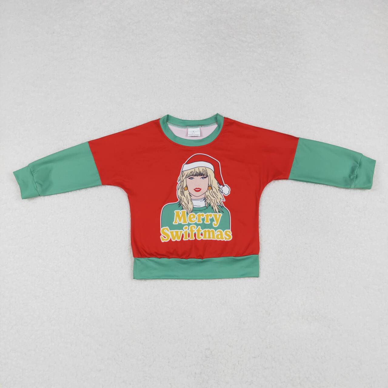 Christmas Red Cartoon Long Sleeve Shirt